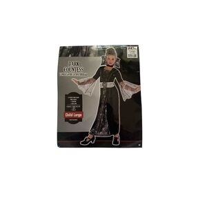 Dark Countess Kid’s Halloween Costume - Girl’s Size Large